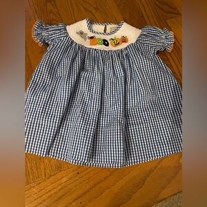 Halloween smocked dress